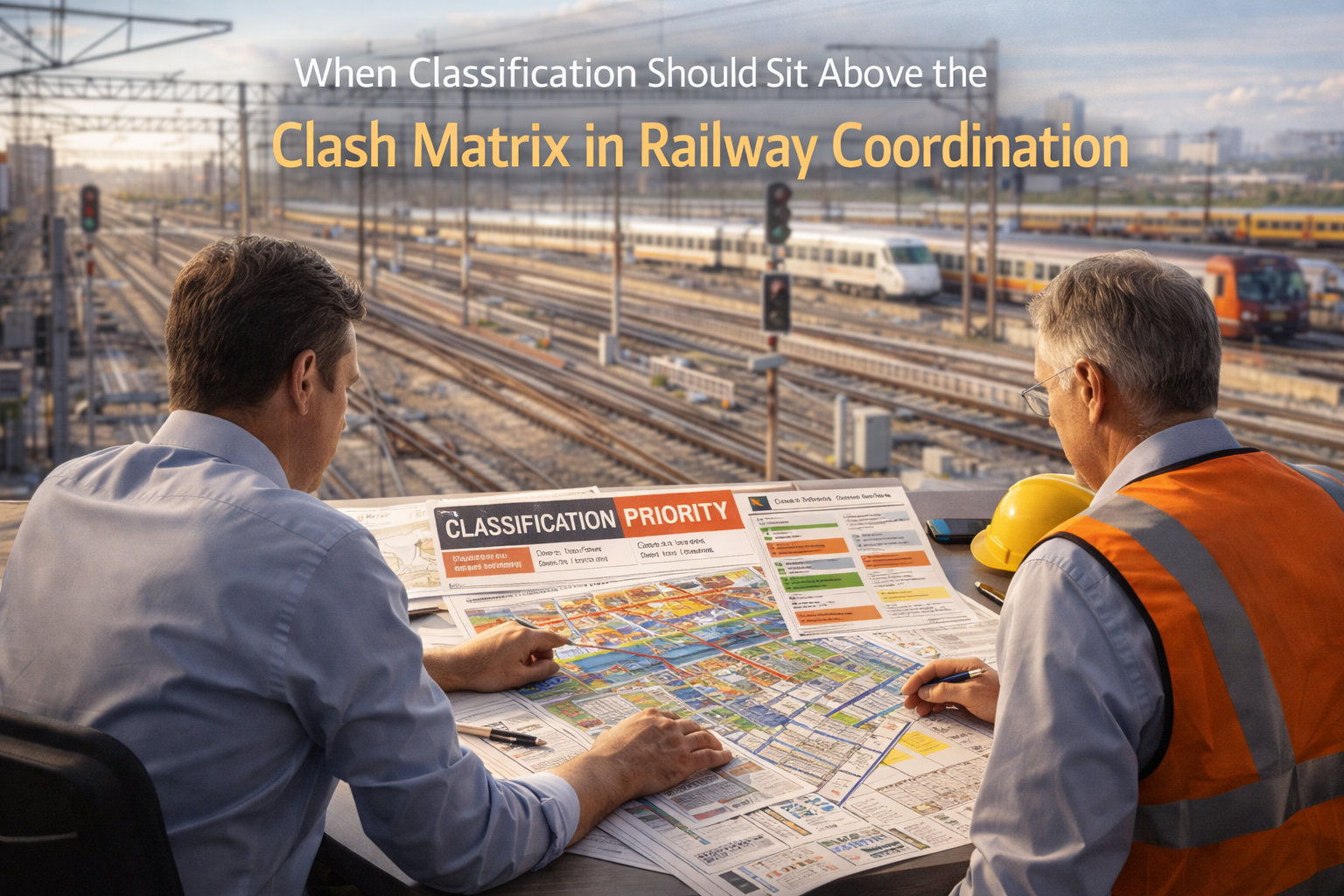 When classification should sit above the clash matrix in railway coordination